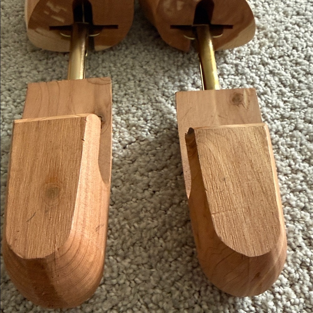 2 Pairs Men’s  Wooden Shoe Tree - Picture 8 of 9